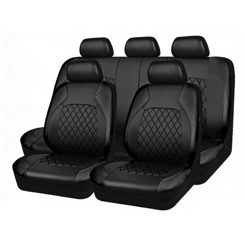 ✨ 60% DE RÉDUCTION ! 🚗 Housses de Siège Voiture Cuir 9 Pièces 2026 – Universelles, Sécurisées Airbag & Matelassées Luxe 💼