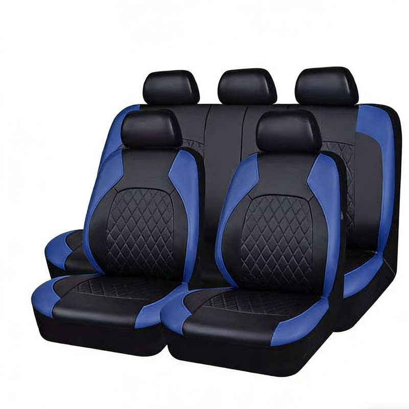 ✨ 60% DE RÉDUCTION ! 🚗 Housses de Siège Voiture Cuir 9 Pièces 2026 – Universelles, Sécurisées Airbag & Matelassées Luxe 💼