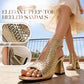 Sandales à talons élégantes à bout ouvert pour femmes ♥️ ACHETEZ-EN 2 ET BÉNÉFICIEZ DE LA LIVRAISON GRATUITE