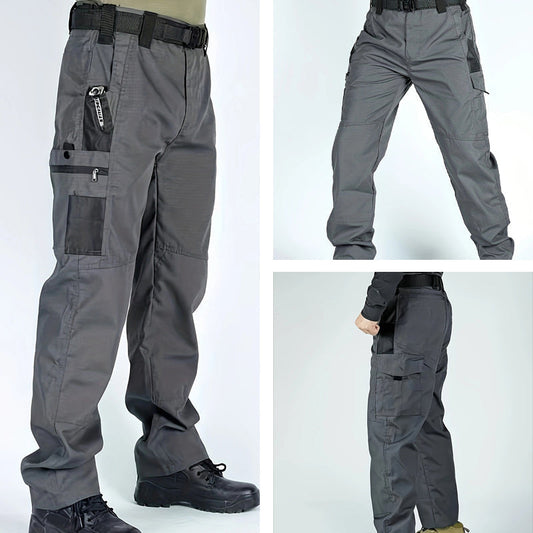 🔥 Pantalon cargo tactique pour homme « Pro-Favorite » avec de nombreuses poches – Polyester – Respirant 🎯