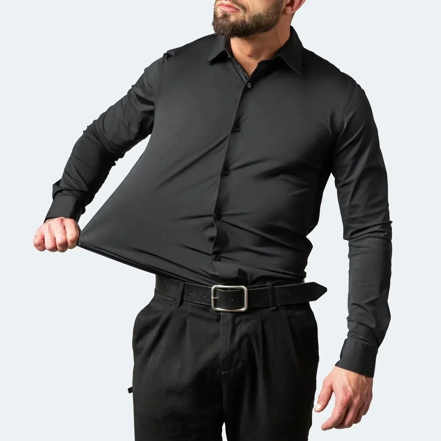 Chemise Habillée Extensible à Manches Courtes pour Hommes✨Achetez-en 2 la livraison gratuite