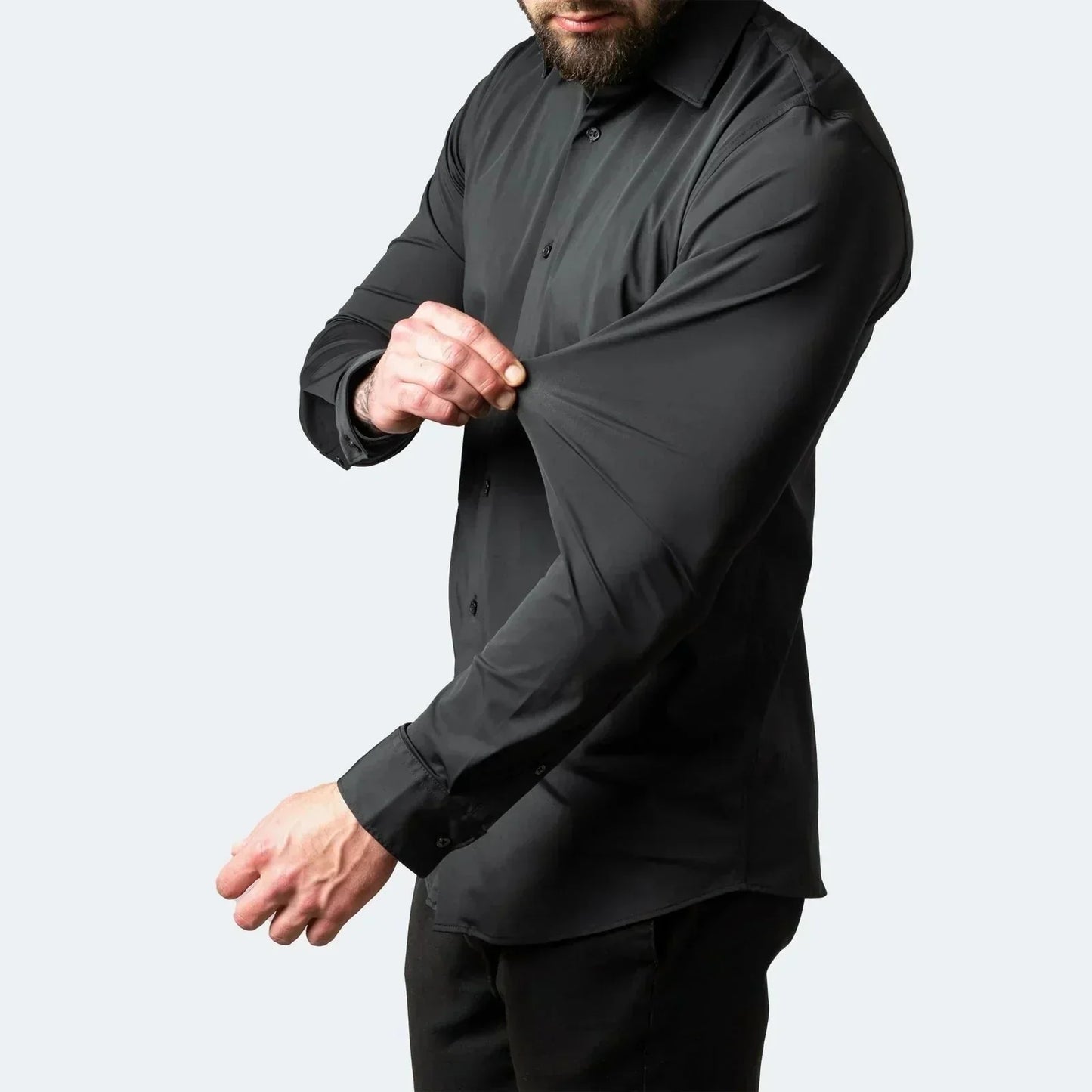 Chemise Habillée Extensible à Manches Courtes pour Hommes✨Achetez-en 2 la livraison gratuite