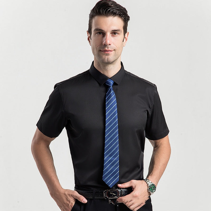 Chemise Habillée Extensible à Manches Courtes pour Hommes✨Achetez-en 2 la livraison gratuite