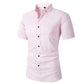 Chemise Habillée Extensible à Manches Courtes pour Hommes✨Achetez-en 2 la livraison gratuite