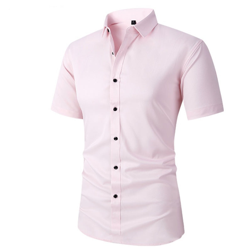 Chemise Habillée Extensible à Manches Courtes pour Hommes✨Achetez-en 2 la livraison gratuite