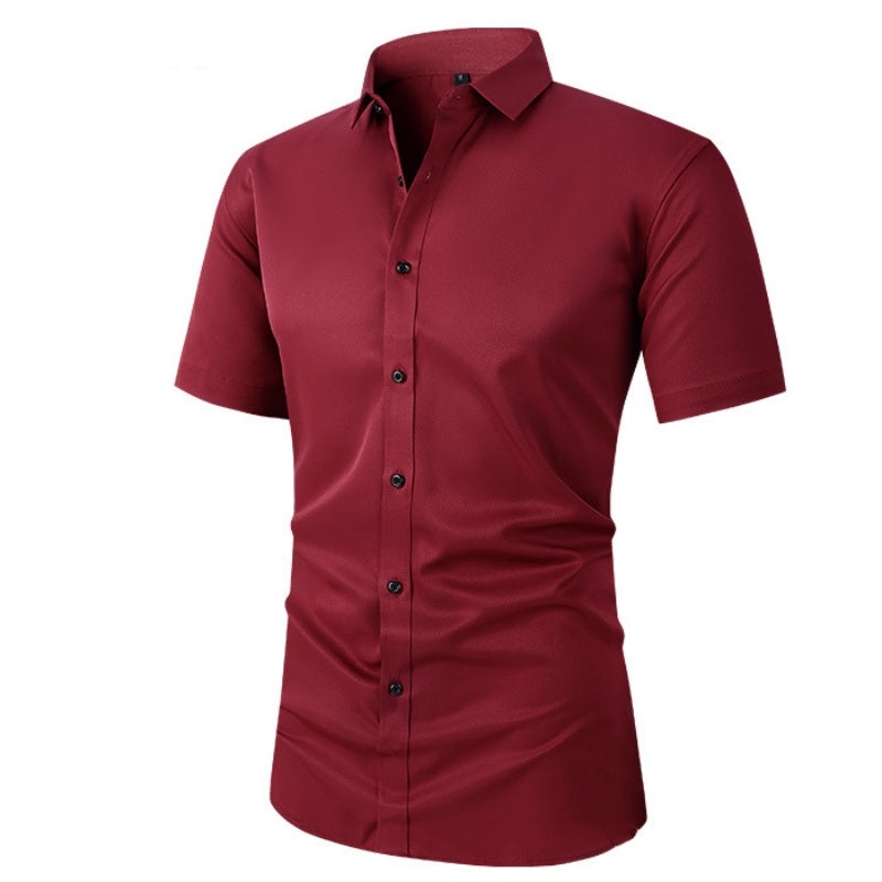 Chemise Habillée Extensible à Manches Courtes pour Hommes✨Achetez-en 2 la livraison gratuite