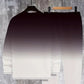 Ensemble survêtement à col rond pour homme, dégradé de couleurs