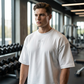 T-shirt oversize pour homme, pour la salle de sport et les loisirs