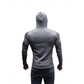 🎁Cadeau offert pour tout achat 🎁 Sweat à capuche de fitness à manches longues et coupe ajustée pour homme