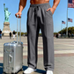 💨Pantalon Droit Homme ✅ Taille Élastique & Cordon Ajustable | Confort Décontracté 👖 -50% AUJOURD’HUI 🔥