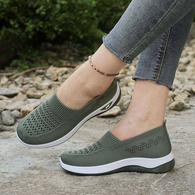 📢⏰👟 PROMO -50% ! Chaussures à Enfiler en Mesh Respirant pour Femme – Semelle Antidérapante, Léger & Pliable (8 Couleurs, 35-43)