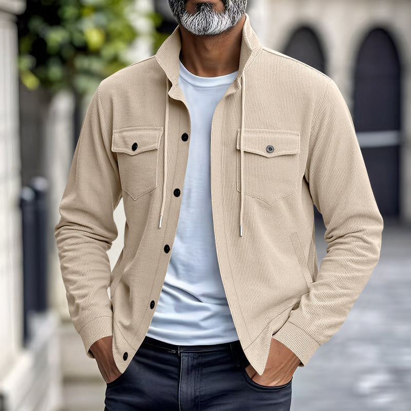 💥✨Offre spéciale à durée limitée : 50 % de réduction 🔥 Veste en velours côtelé pour homme d'inspiration vintage