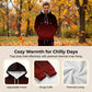 💎 -50% sur Ensemble de Survêtement Dégradé pour Homme💎Design Fondu Noir-Rouge, Sweat à Capuche & Pantalon de Jogging pour Sport & Style Urbain✨