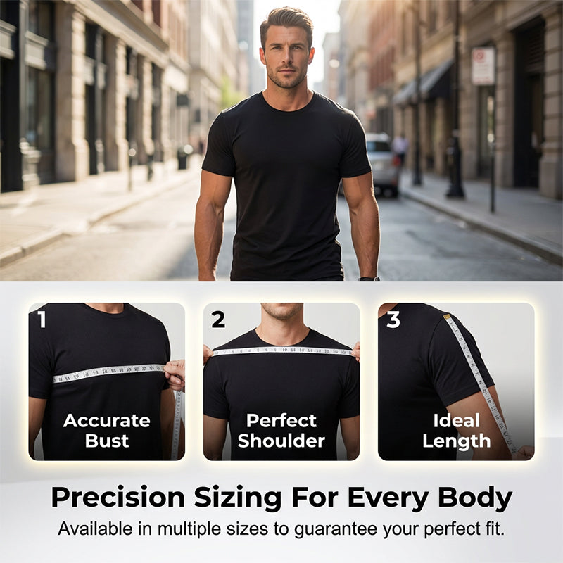 T-shirt à col rond et manches courtes pour homme