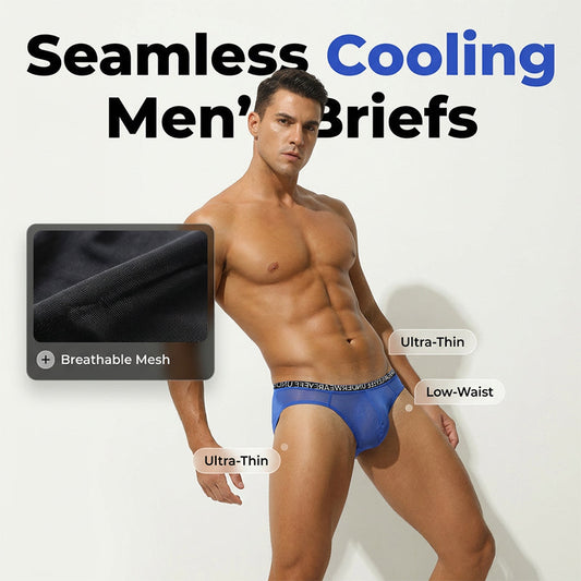 Slips rafraîchissants sans coutures pour homme