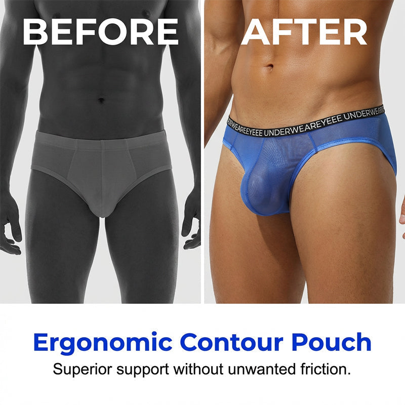 Slips rafraîchissants sans coutures pour homme