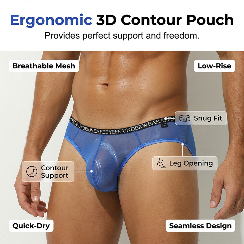 Slips rafraîchissants sans coutures pour homme