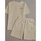 👕 OFFRE SPÉCIALE : 50% DE RÉDUCTION ! ☀️ Ensemble 2 Pièces Homme (T-shirt & Short) – Tissu Doux Respirant, Coupe Décontractée & Style Minimaliste 🩳