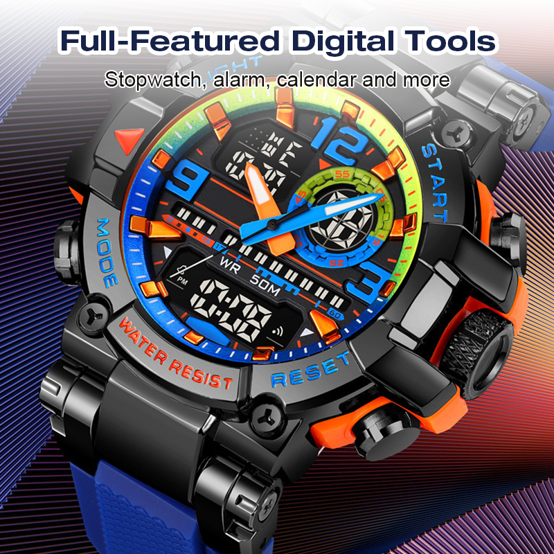 🎁 Nouveauté -50 % 💥 Montre numérique LED étanche multifonctionnelle