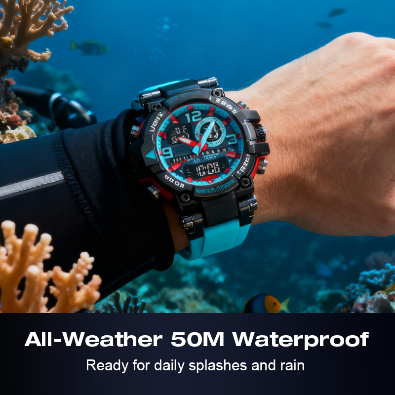 🎁 Nouveauté -50 % 💥 Montre numérique LED étanche multifonctionnelle