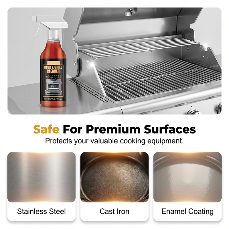 🔥🍖 50% DE RÉDUCTION – Spray dégraissant ultra-puissant à action rapide pour barbecues | Dissout les graisses incrustées en quelques secondes, sans grattage 💨✨