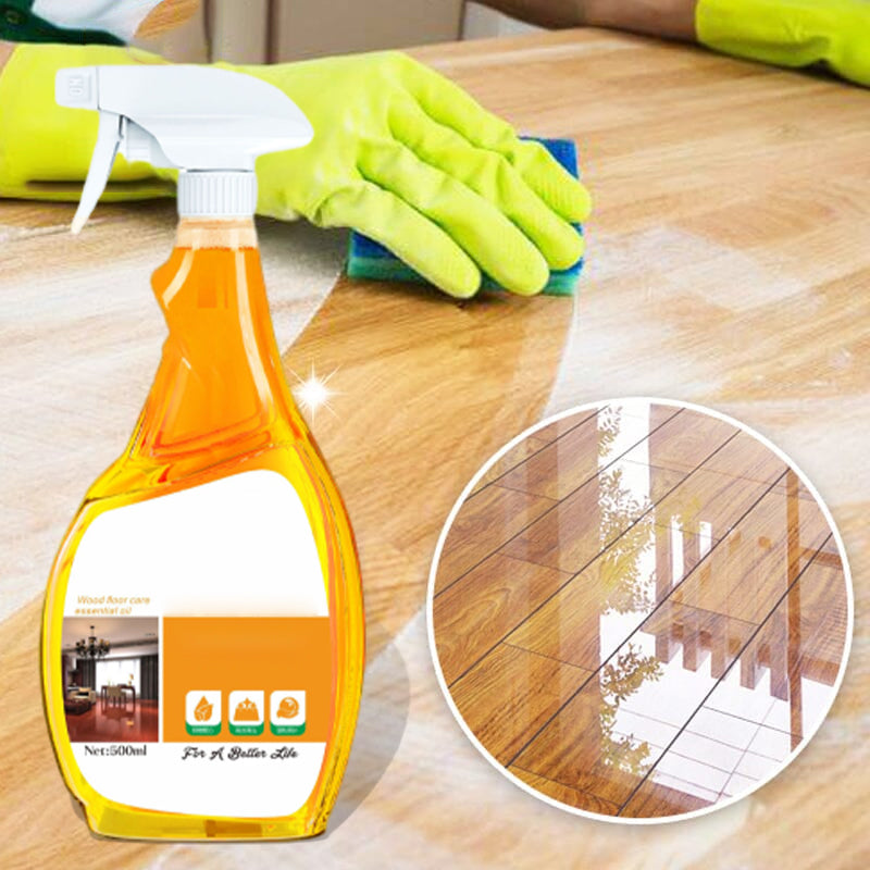 Spray pour parquets à la cire d'abeille ScratchErase – Nettoie, redonne de l'éclat et élimine les rayures