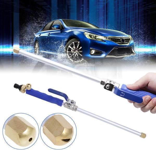 💧 50% DE RÉDUCTION! 🔫 Alliage d'Aluminium Résistant, Idéal Pour Le Nettoyage De La Voiture & Du Jardin 🚗