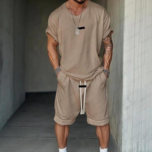 🎁Nouveautés : 50 % de réduction💥Ensemble t-shirt et short décontracté pour homme