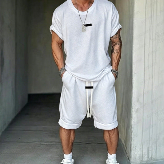 🎁Nouveautés : 50 % de réduction💥Ensemble t-shirt et short décontracté pour homme