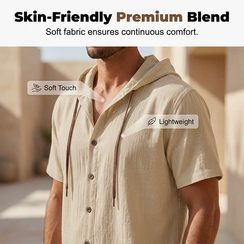 🔥Offres spéciales - Ensemble chemise à capuche et pantalon décontracté pour homme