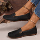 Mocassins plats en similicuir pour femme