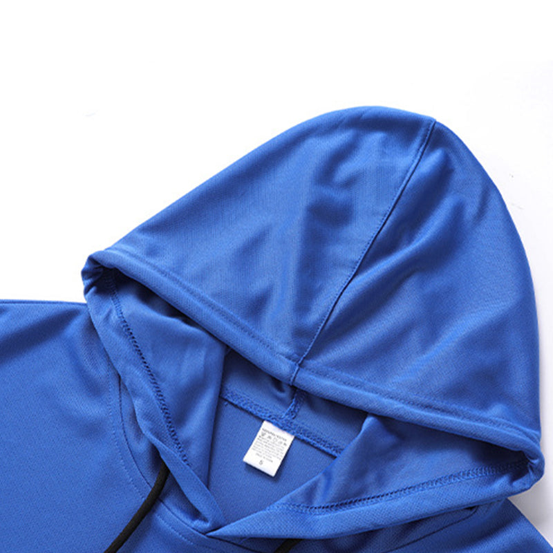 🌞 🎽 T-shirt à capuche pour homme à séchage rapide, à porter toute la journée – Respirant, élégant et doté de nombreuses poches 🧢