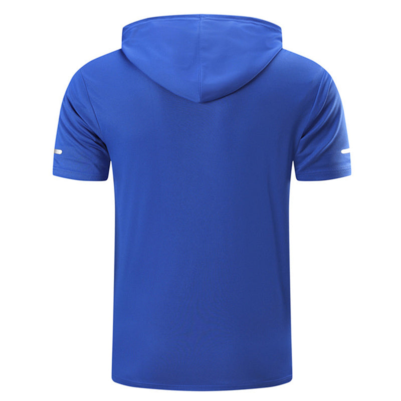 🌞 🎽 T-shirt à capuche pour homme à séchage rapide, à porter toute la journée – Respirant, élégant et doté de nombreuses poches 🧢
