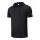 🌞 🎽 T-shirt à capuche pour homme à séchage rapide, à porter toute la journée – Respirant, élégant et doté de nombreuses poches 🧢