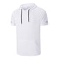 🌞 🎽 T-shirt à capuche pour homme à séchage rapide, à porter toute la journée – Respirant, élégant et doté de nombreuses poches 🧢