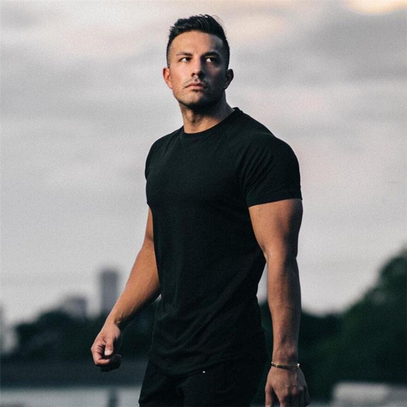 🔥🏃‍♂️✨ PROMO -50% ! T-shirt de Sport Respirant « Muscle Men Gentlemen » – Mélange Coton, Coupe Décontractée & 6 Couleurs (M-3XL)