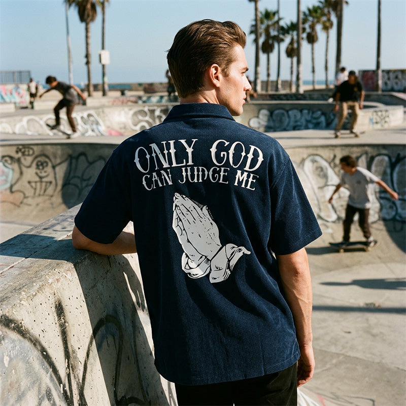 🙏 PROMO LIMITÉE 50% DE RÉDUCTION ! ✨ T-shirt Homme – Motif Mains en Prière, 100% Coton, Coupe Classique ✨