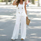 Ensemble débardeur et pantalon large pour femme