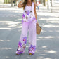 Ensemble débardeur et pantalon large pour femme
