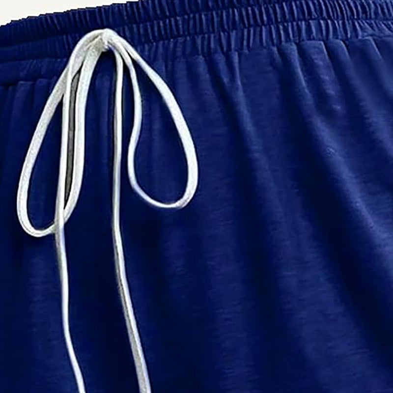 💐50% DE RÉDUCTION ! Pantalon capri à cordon de serrage pour femme – Léger & pratique pour tous les jours 🌸☁️【Offre Limitée】