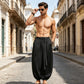 👖 PROMO LIMITÉE 50% DE RÉDUCTION ! ✨ Pantalon Harem Homme – Détendu, Chevilles Élastiques, Coton ✨