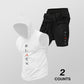📢📢30 % DE RÉDUCTION !! ⏰Ensemble sport pour homme : sweat à capuche sans manches et short