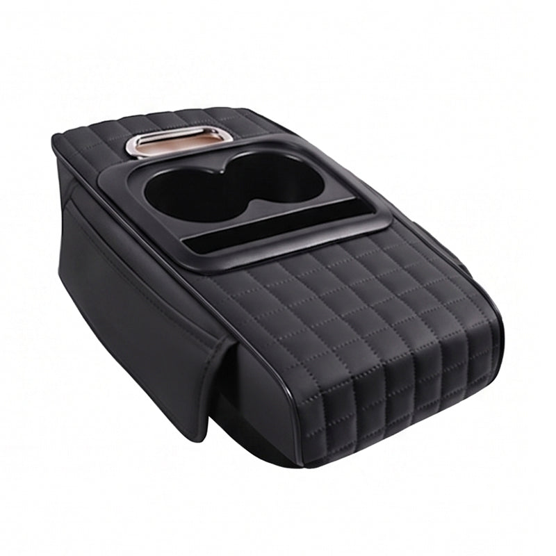 Boîte de rangement multifonction pour console centrale de voiture et accoudoir