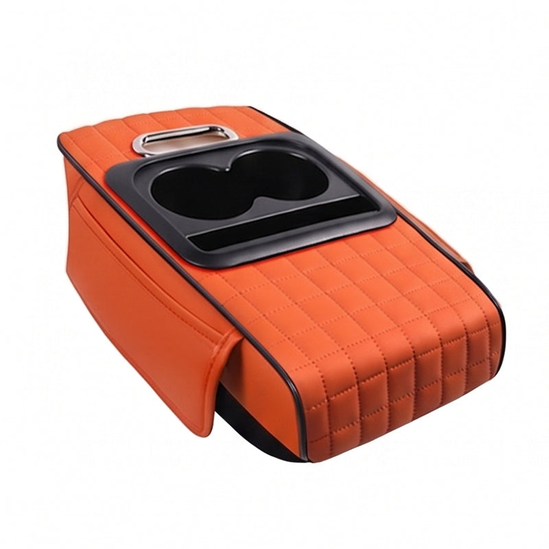 Boîte de rangement multifonction pour console centrale de voiture et accoudoir