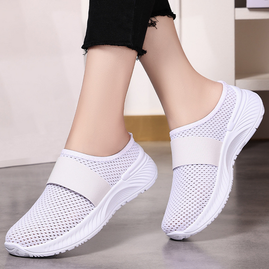 🌼 PROMO LIMITÉE 50% ! 👟 Chaussures Slip-on pour Femmes – Antidérapantes, Respirantes & Confort Ultime 🌈
