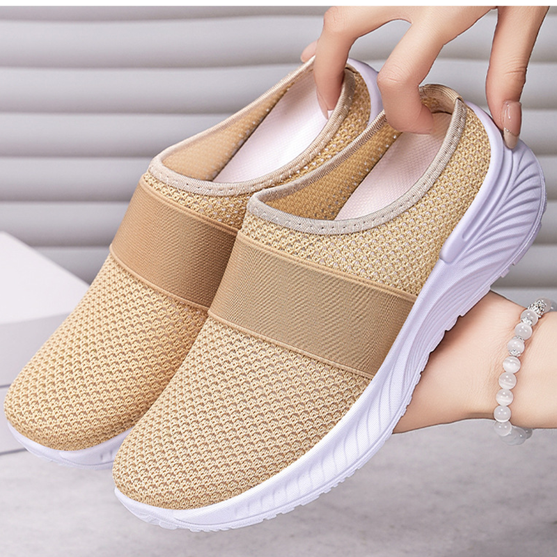 🌼 PROMO LIMITÉE 50% ! 👟 Chaussures Slip-on pour Femmes – Antidérapantes, Respirantes & Confort Ultime 🌈