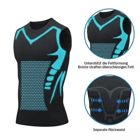 💨Gilet de Mise en Forme Homme ✅ Compression Confort & Silhouette Lissée | Discret au Quotidien 💪
