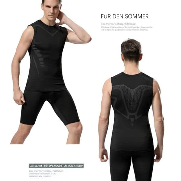 💨Gilet de Mise en Forme Homme ✅ Compression Confort & Silhouette Lissée | Discret au Quotidien 💪