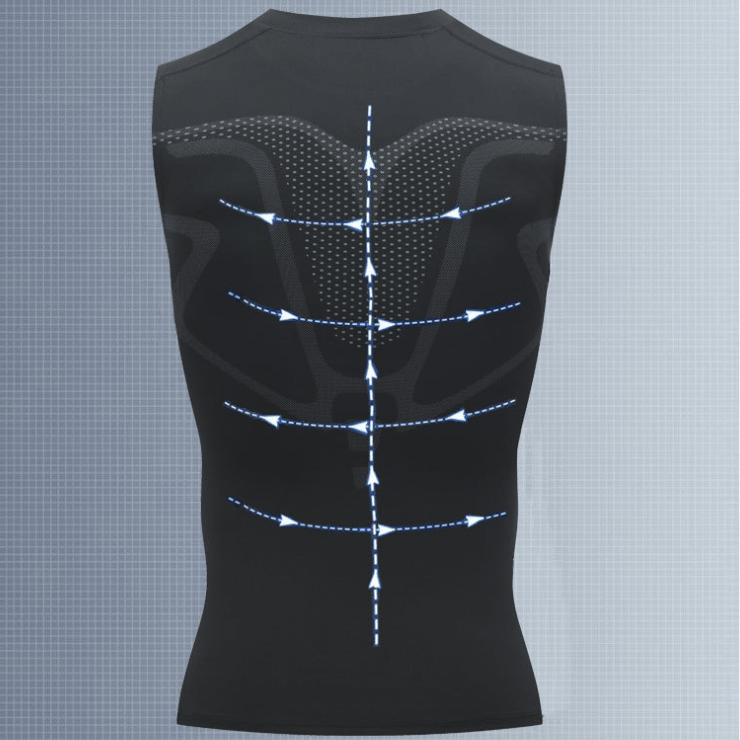 💨Gilet de Mise en Forme Homme ✅ Compression Confort & Silhouette Lissée | Discret au Quotidien 💪