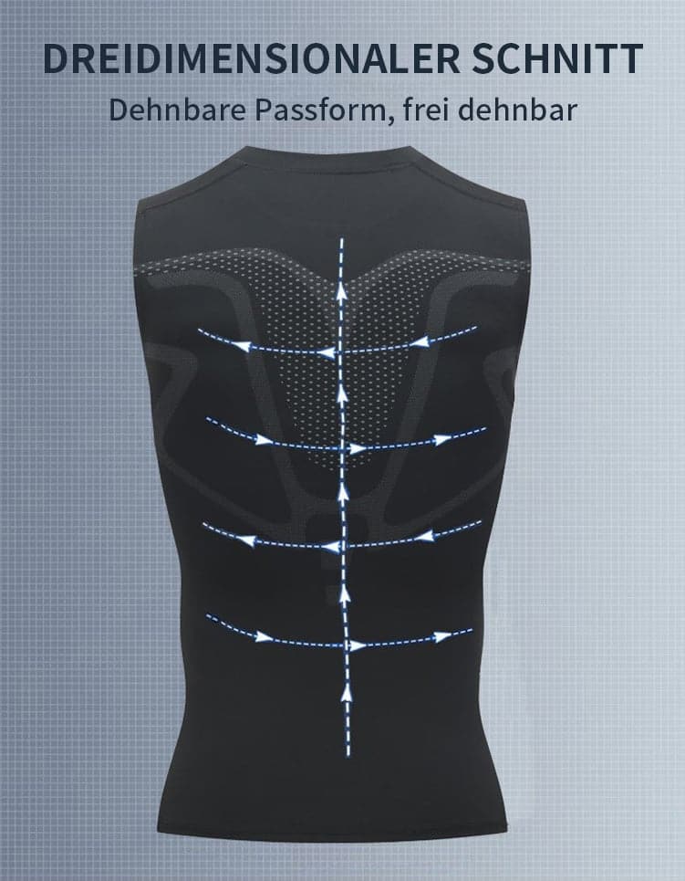 💨Gilet de Mise en Forme Homme ✅ Compression Confort & Silhouette Lissée | Discret au Quotidien 💪